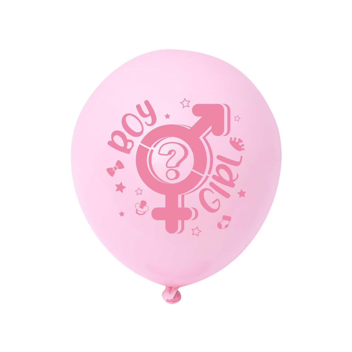 Dropshipping 12 Inch Baby Girl Or Boy Black Latex Balloon Baby Shower Party Decoration Gender Reveal Balloon