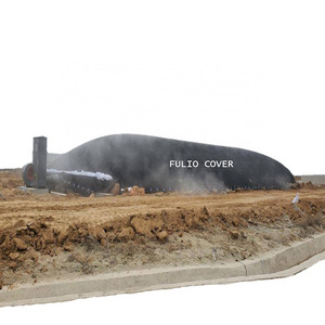 FULIO Agriculture PTFE water-resistant compost cover nylon fabric for preventing the bacteria and odors passing through