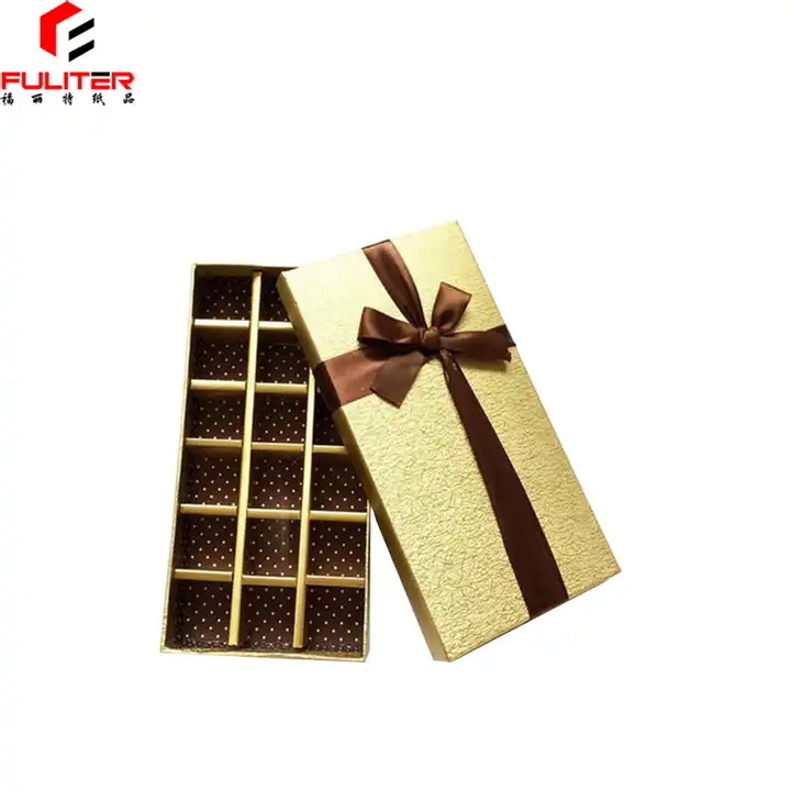 Custom Cardboard Truffles Chocolate Strawberry Boxes Sweet Candy Chocolate Packaging Box