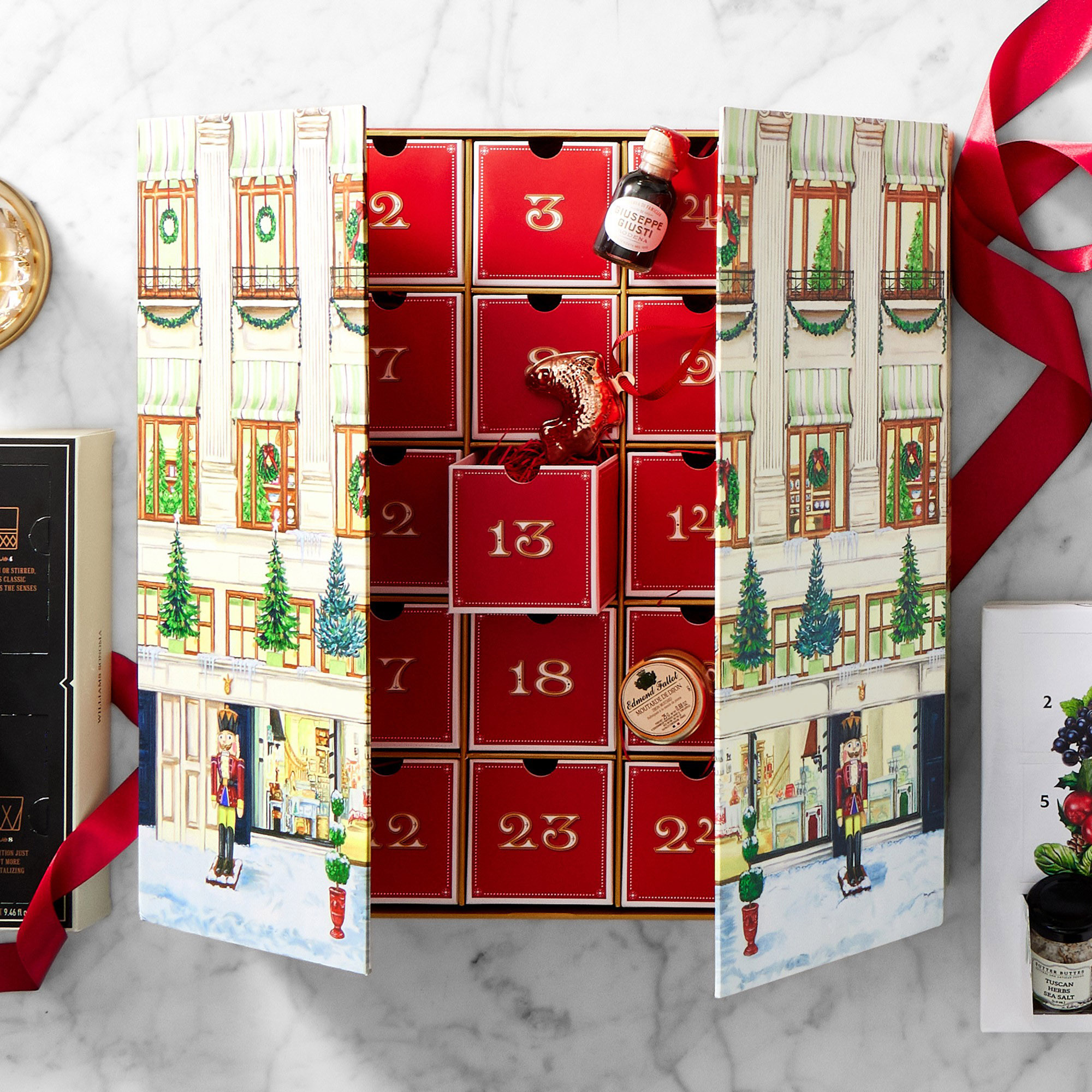 Custom Print Advent Calendar with 25 Drawers Countdown to Christmas Calendar Box