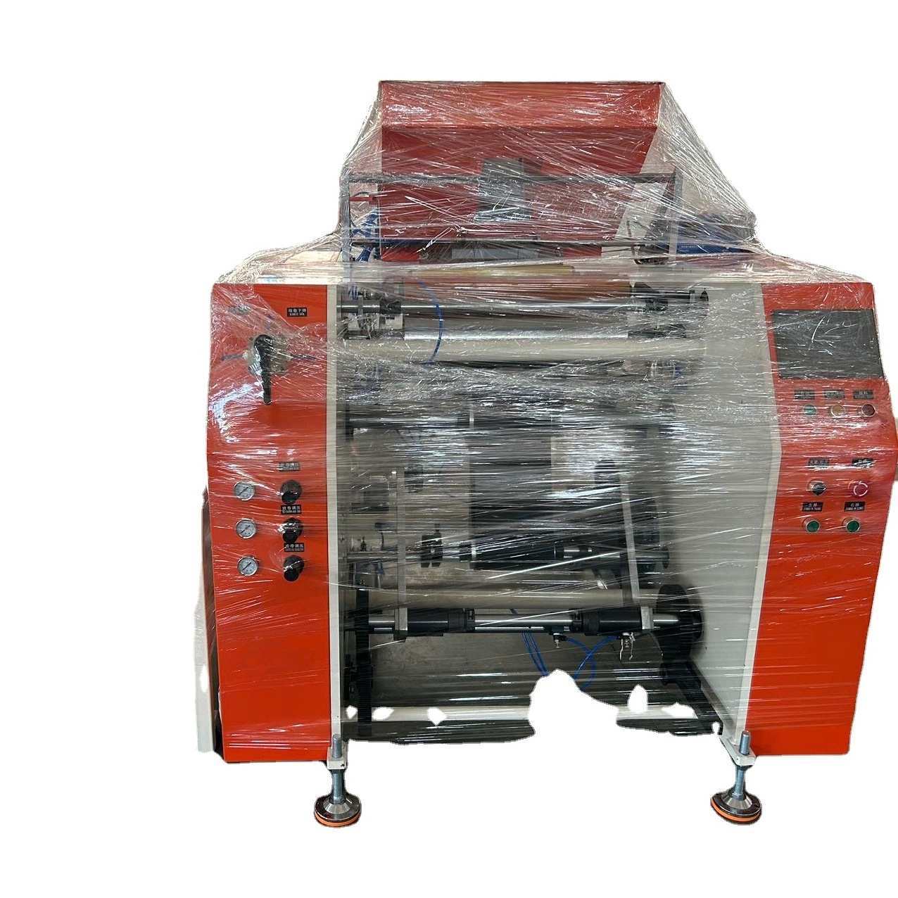 High Effective Fully Automatic Cling Film Rewinding Machine Stretch Film Slitting Machine