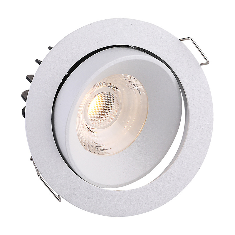 Modern Commercial Design recessed led downlight Anti Glare 5W Prices Gold Down pot Lights spot light led Ceiling Cob spotlight H