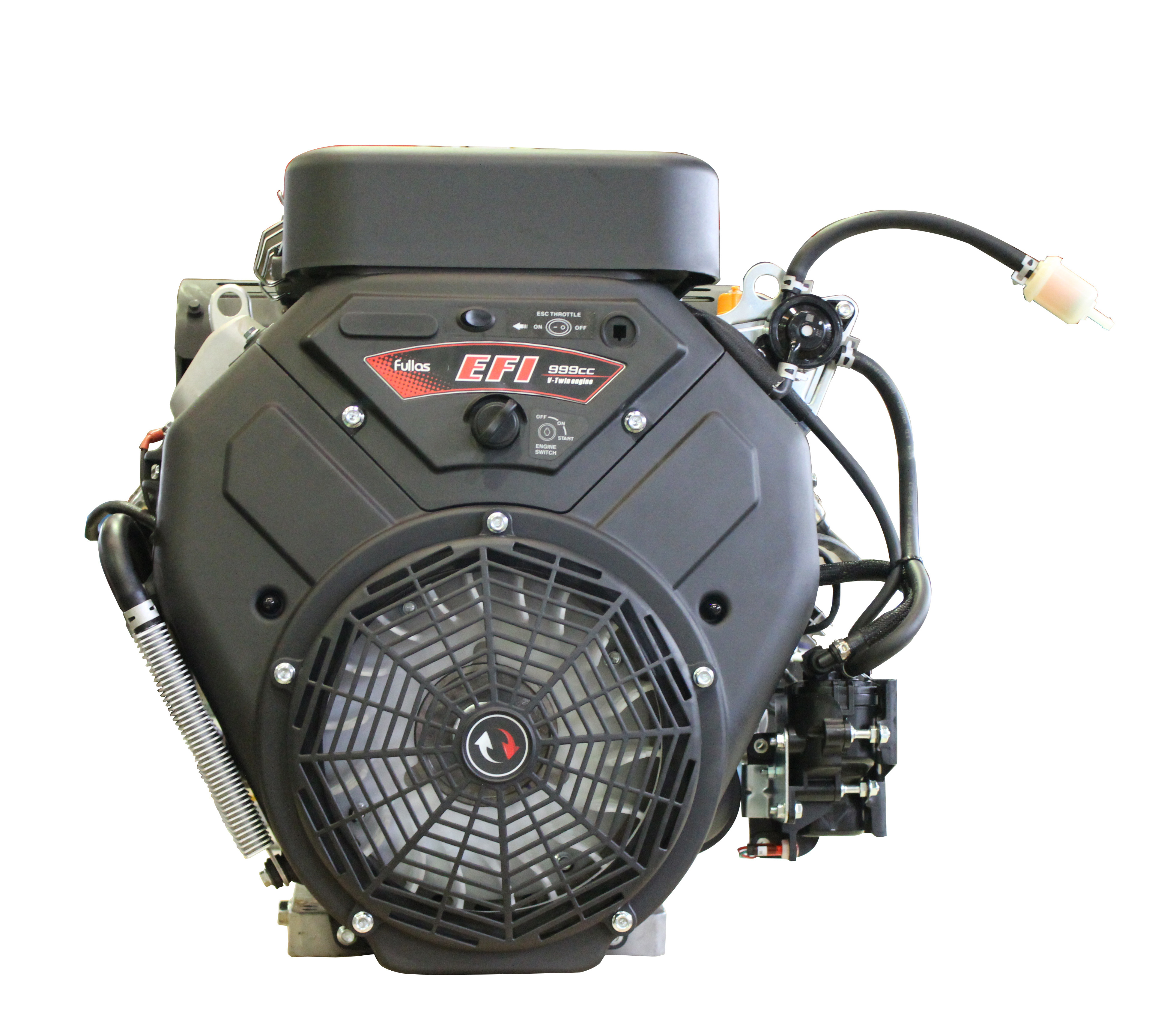 H1000i 999CC 40HP EFI V Twin Cylinder Horizontal Gasoline Engine with CE EPA EURO-V with Low Profile Air Cleaner