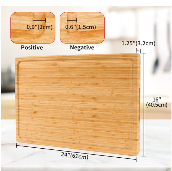 Large bamboo cutting board bamboo chopping board