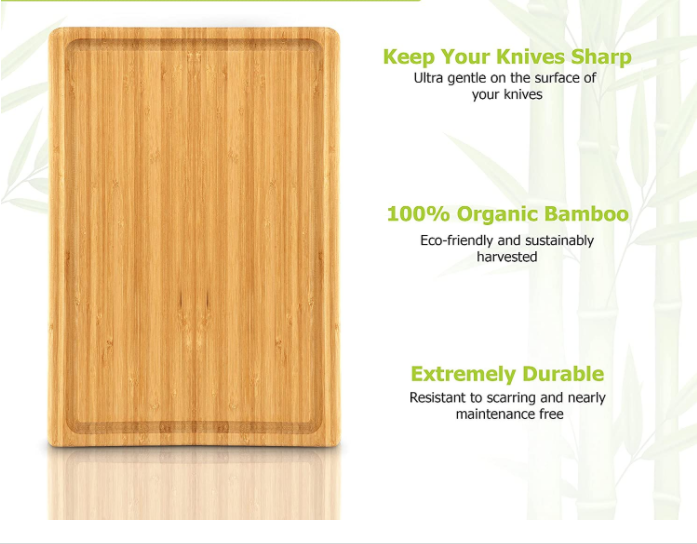 Large bamboo cutting board bamboo chopping board