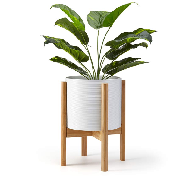 Expandable bamboo plant stand bamboo plant stand indoor for plants and flowers