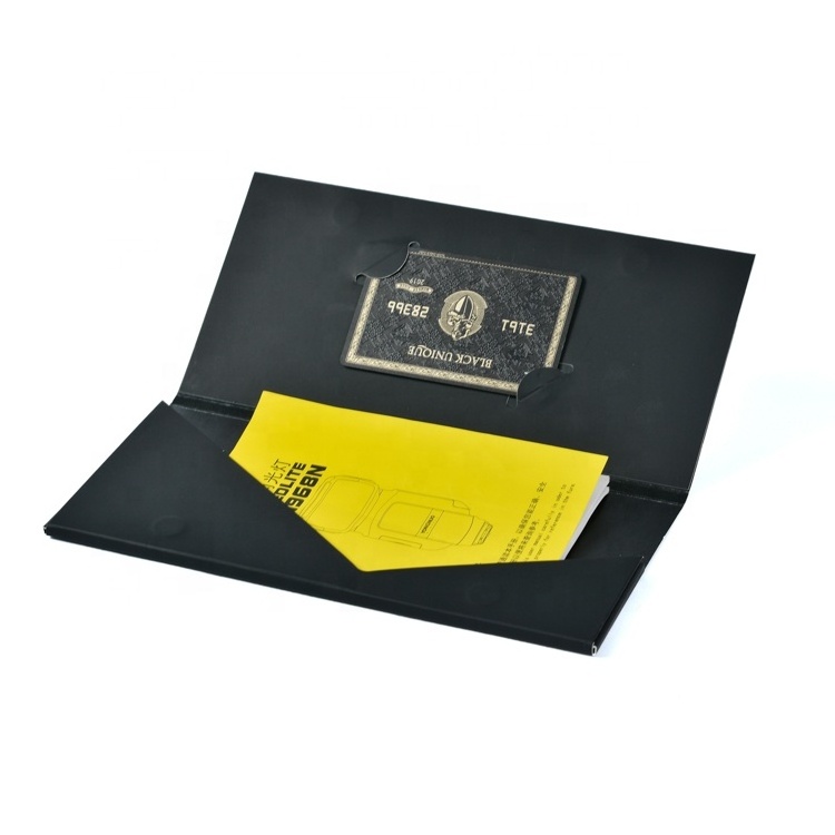 Luxury Custom Sim Bank VIP Membership Card Packaging