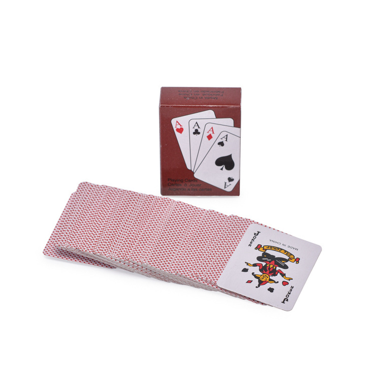 Hot Sale Mini Small Playing Cards Poker Cards Print with Paper Box or Plastic Box Customized I 7 Normal