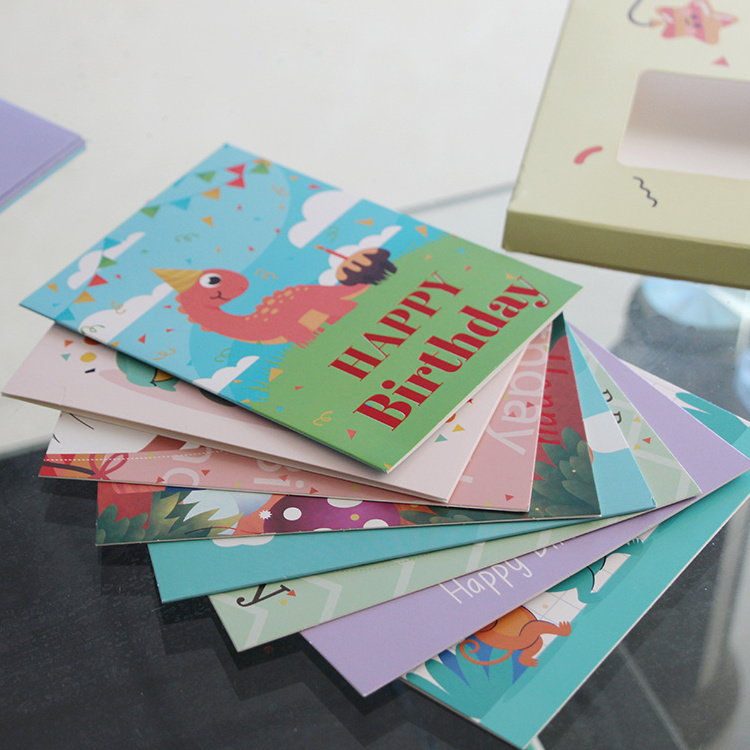 Popular handmade happy new year greeting cards with envelopes