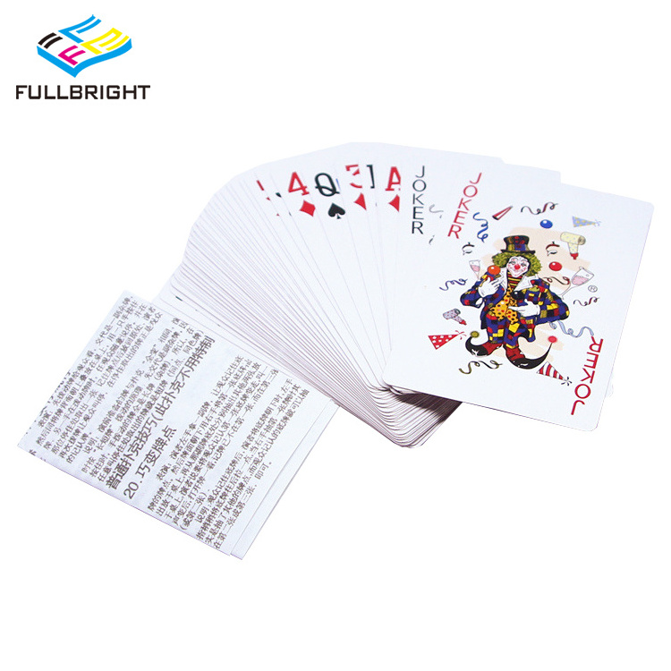 Trick Magic Poker Cheat Flying Colored Poker Cards Playing Cards Custom Logo Poker