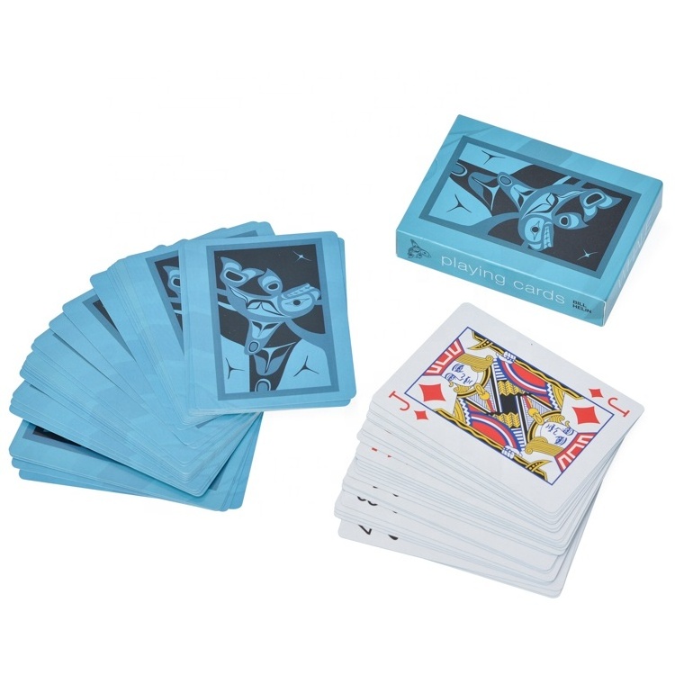 Luxury Printing Themed Playing Game Cards Customized Poker