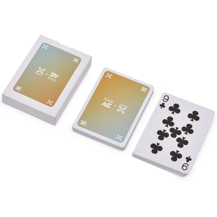 Customized Poker Cards High Quality Tin Box Waterproof Paper Playing Cards Custom Printing Whot Playing Card Poker