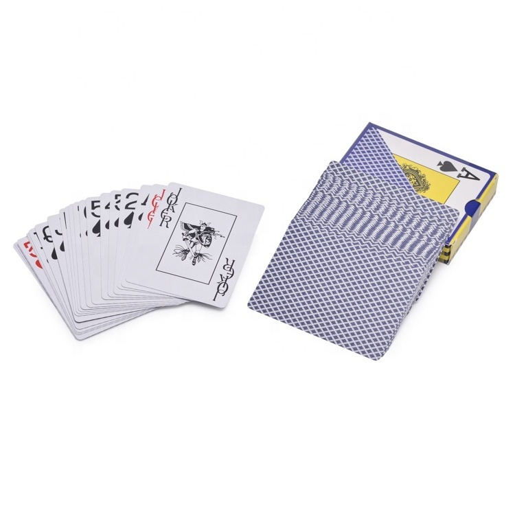 Cheap Black Core Playing Cards Deck Naipes Poker Cards Logo Printing Custom Poker Cards with Box Front and Back Printed