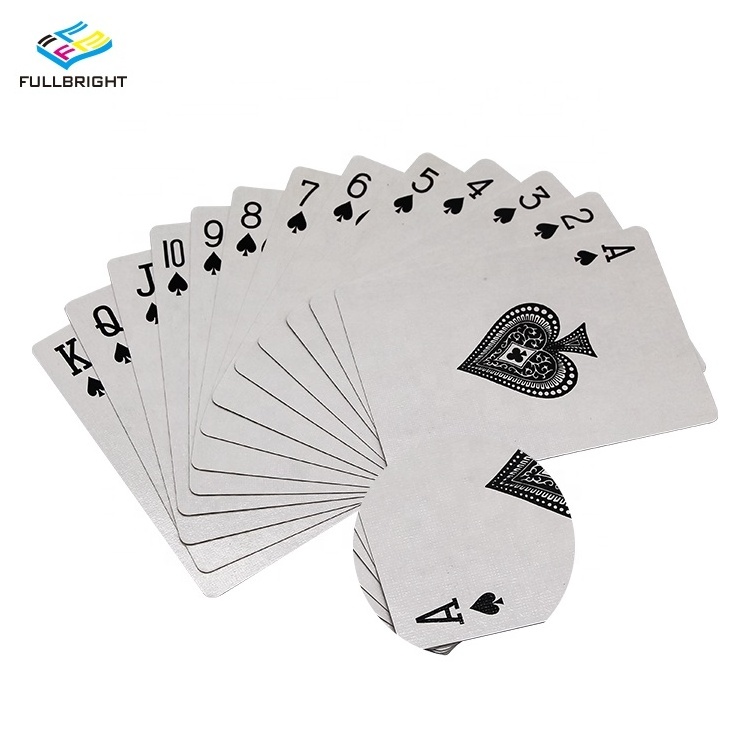 Custom Eco Friendly Printing Arabia Naipes Cartas Poker Personalizadas Play Cards