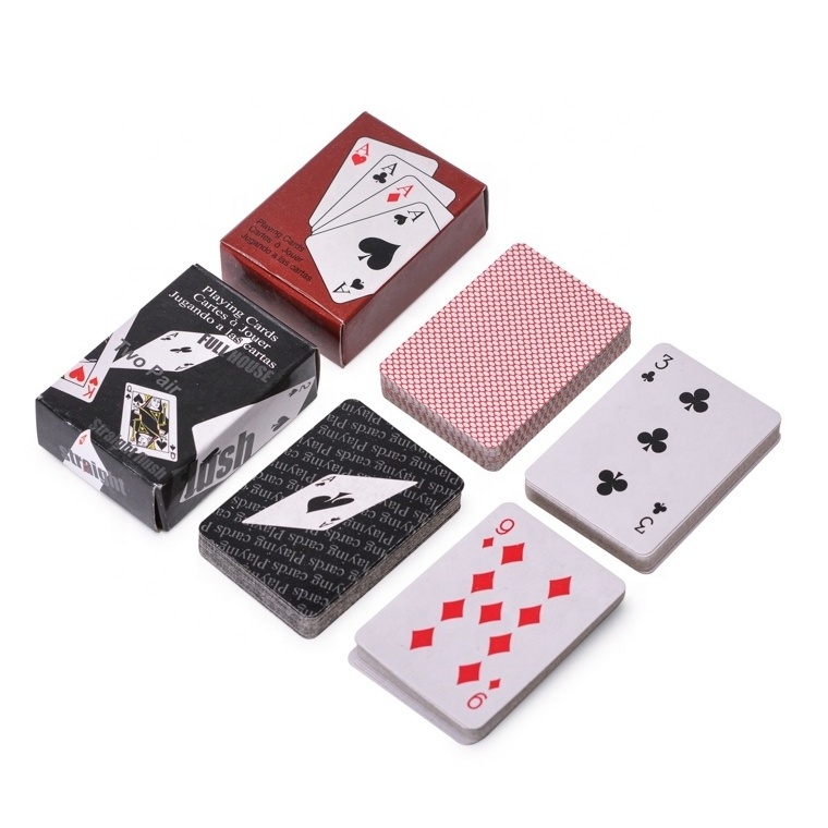 New Hot Sale Customized Size Small Mini Size Deck Playing Cards Empty Poker Card