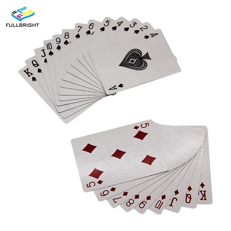 Custom Eco Friendly Printing Arabia Naipes Cartas Poker Personalizadas Play Cards