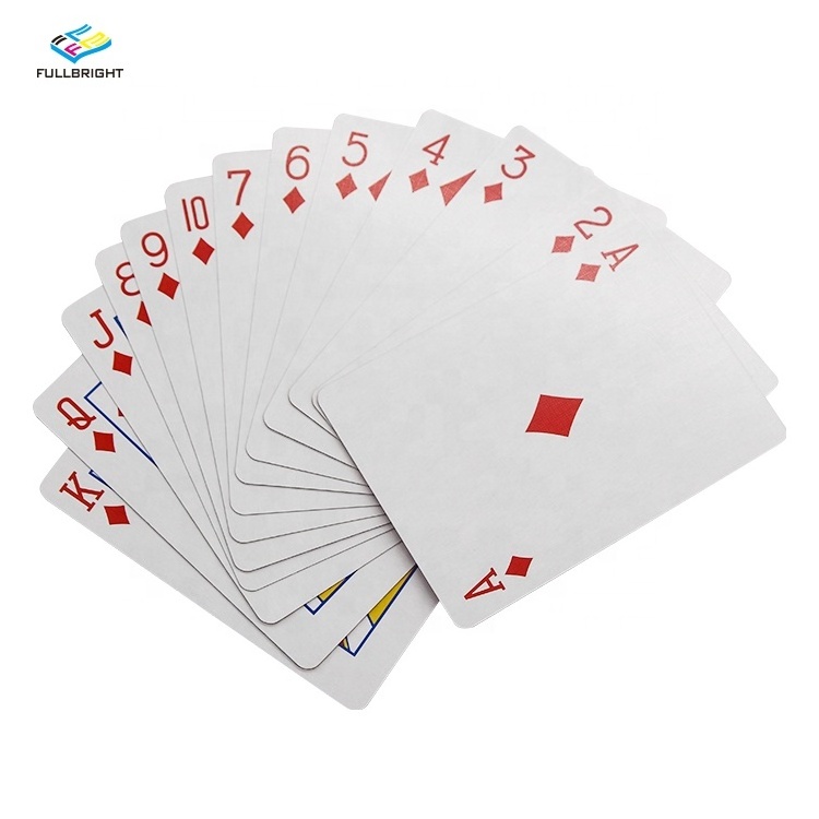 High Quality Logo Customized Printed Play Card Set Custom Game Cards Paper Poker Playing Card