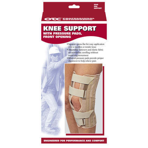 Adjustable knee support Immobilizer for condyle pads front opening Knee Support for Injury and rehab