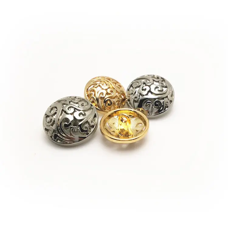 Fashion Design Custom Logo Sewing Buttons Hollow Bee Gold Metal Shank Button For Clothes