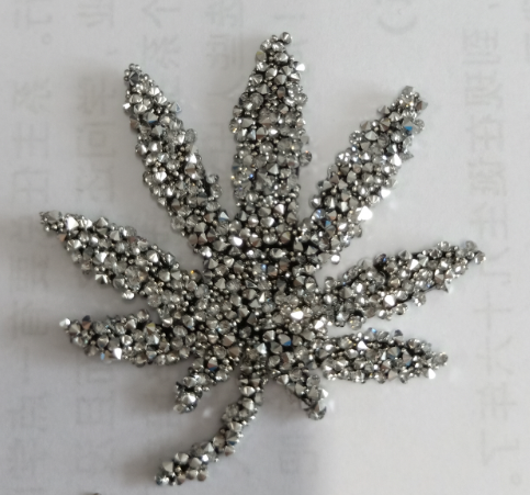 Shining hotfix Leaf Design Glass Crystal Rhinestone Patches