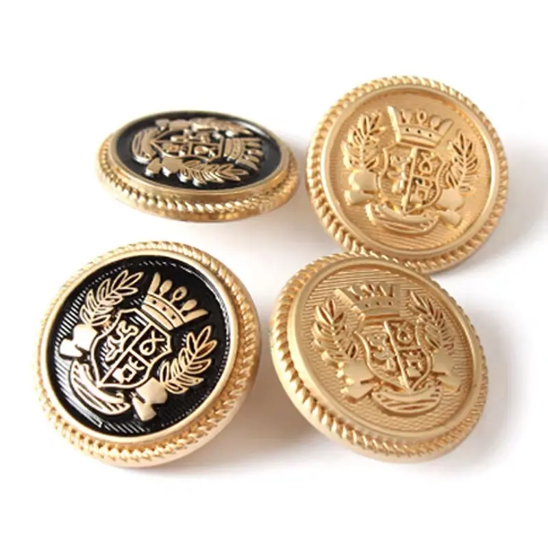 Fashion Design Custom Logo Sewing Buttons Hollow Bee Gold Metal Shank Button For Clothes