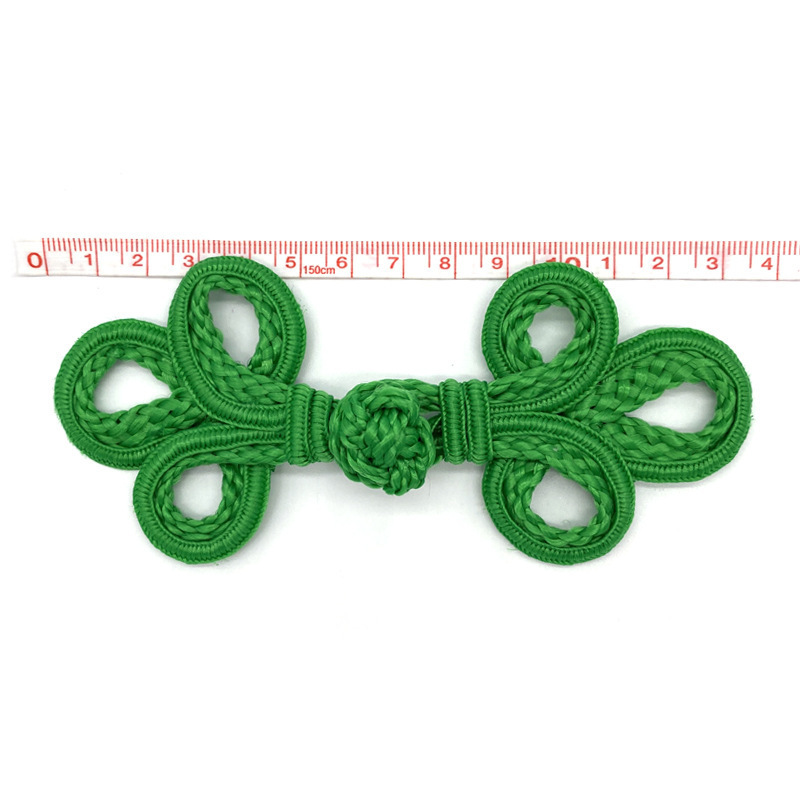 New Style Customized Classic Handmade Garment Accessory Tang Suit Fabric Chinese Knot Frog Buttons