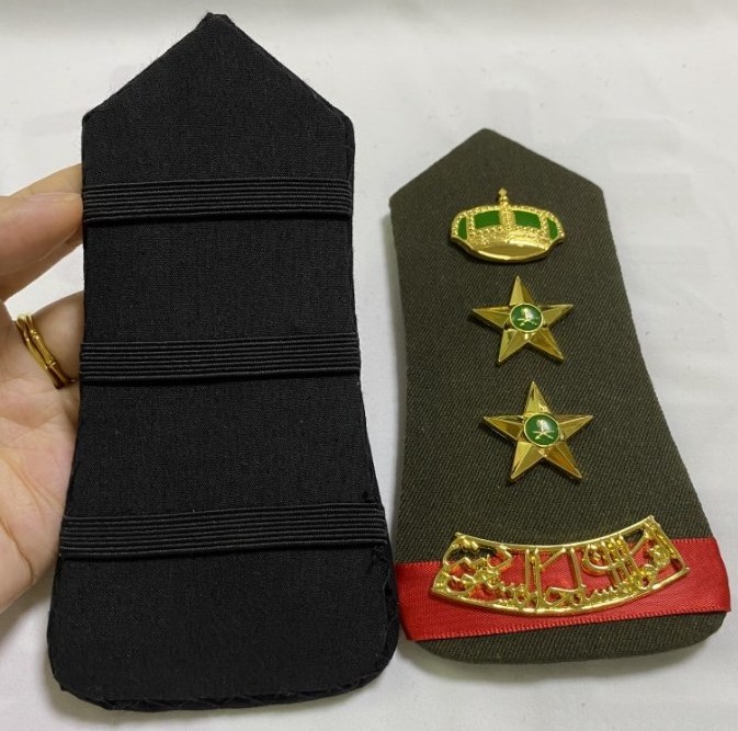 Top Quality Embroidered Shoulder Boards Badge Custom 3D Metal metal Patch Bullion Badges for uniforms Officers Blazer