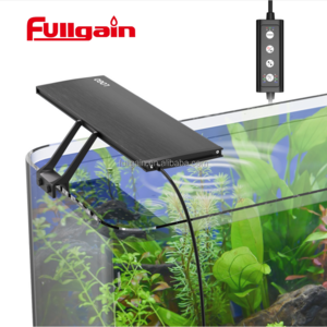 Fullgain 14W 30CM WRGB Dimmable Clip On Fresh Water 24/7 Fish Tank Light Aquarium Day Night Led Lamp Aquarium Light For Plant