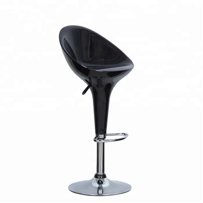 Modern Black ABS Bar Stool Supplier 360 Degree Metal Swivel Bar Stool Chair