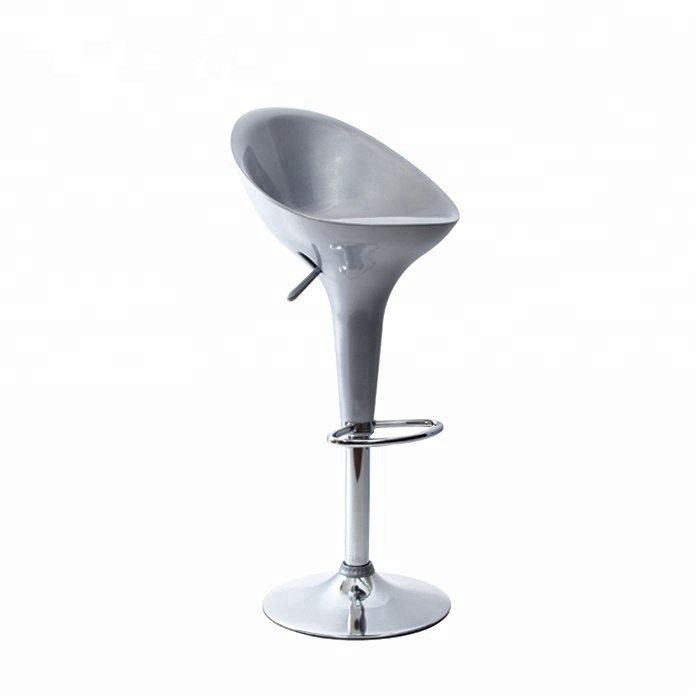 Modern Black ABS Bar Stool Supplier 360 Degree Metal Swivel Bar Stool Chair