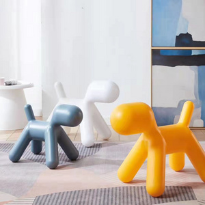 Home Furniture children stool Scandinavian nordic mid century design puppy god pony animal shape chair children's toy fun chair