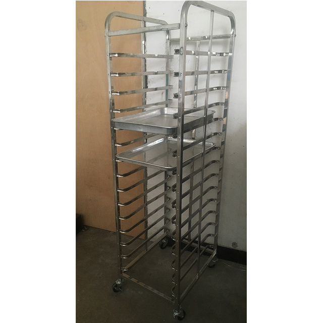 Commercial Bun Pan Bakery Rack Stainless Steel Bakery Rack Trolley