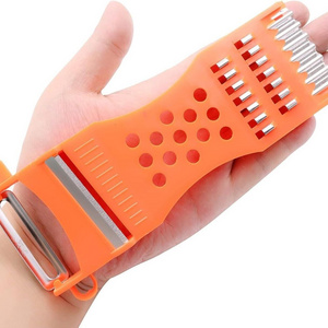 5 in 1 handheld Plastic Multi-functional Kitchen Peeler Grater Slicer for Vegetable Cheese Chef Gadgets Tools Fruit Shredder