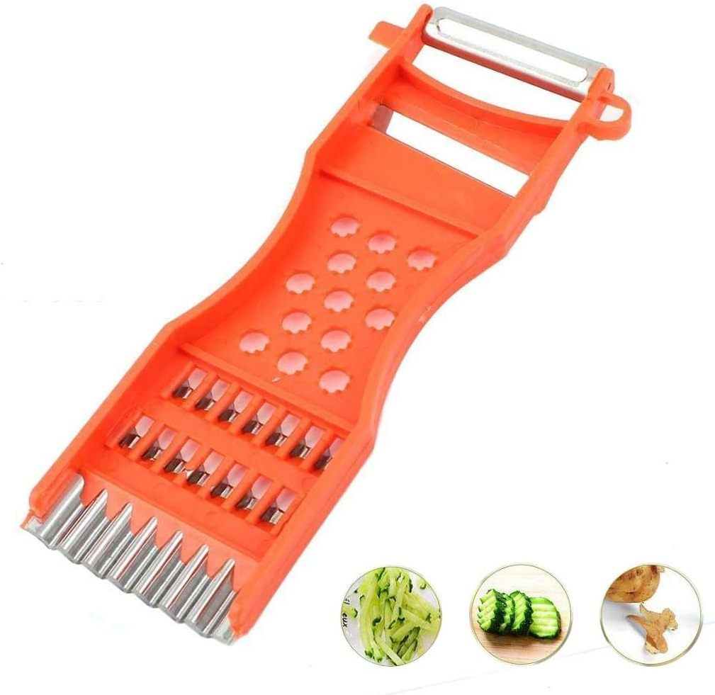 5 in 1 handheld Plastic Multi-functional Kitchen Peeler Grater Slicer for Vegetable Cheese Chef Gadgets Tools Fruit Shredder