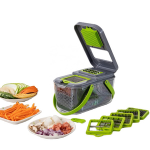 Professional Multifunctional Adjustable Food Mandolin Cutter 22 in 1 Adjustable Vegetable Food Fruits Cutter Slicer Chopper