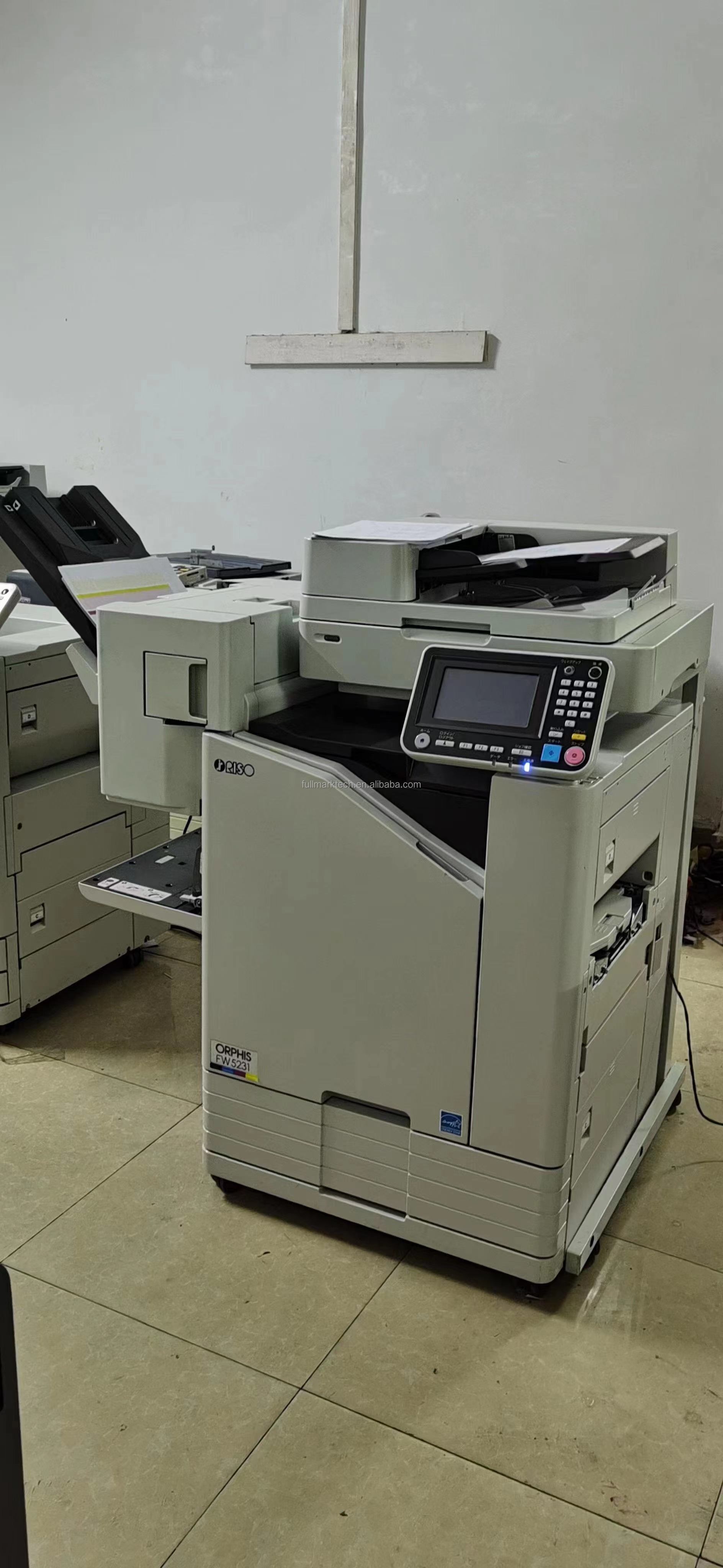 Used  refurbished Risos comcolor machine GD7330/GD9630 four color digital duplicator copier Printer