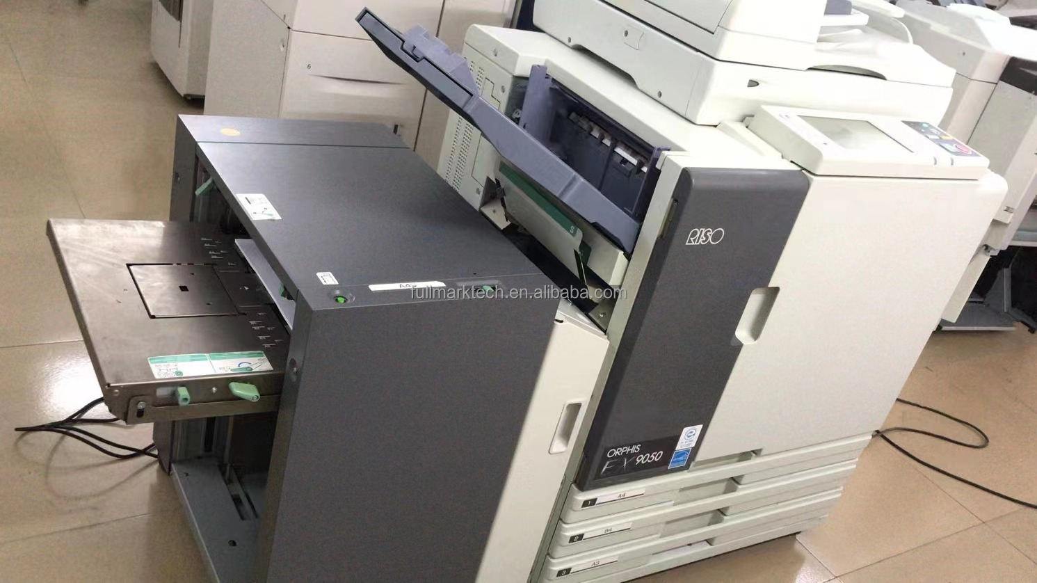 Used  refurbished Risos comcolor machine GD7330/GD9630 four color digital duplicator copier Printer