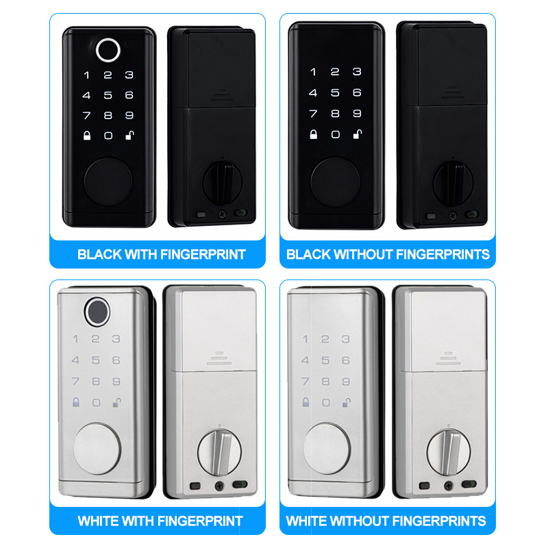 American TT Lock Wifi Controlled Fingerprint Deadbolt Smart Keyless Door Lock Biometric Fingerprint Electronic Smart Door Lock