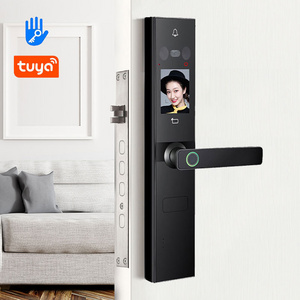 Hot Sale Security electronic tuya smart door lock doorbell camera