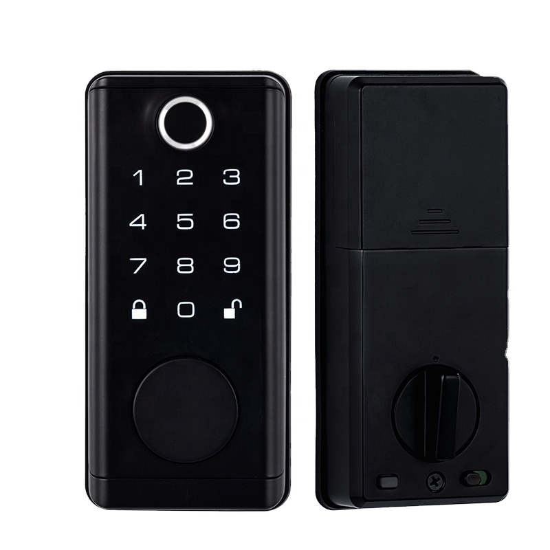 American TT Lock Wifi Controlled Fingerprint Deadbolt Smart Keyless Door Lock Biometric Fingerprint Electronic Smart Door Lock