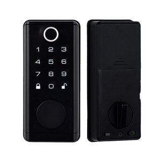 Home Key Electronic Digital Auto TT Smart Lock Automatic Locking Biometric Fingerprint Deadbolt Smart Door Lock