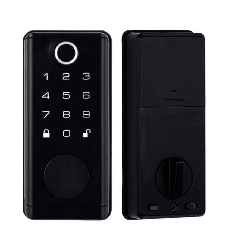 High Security Keypad Entrance Fingerprint Password TTLOCK Tuya IC CARD Digital Smart Deadbolt Door Lock lock door smart home