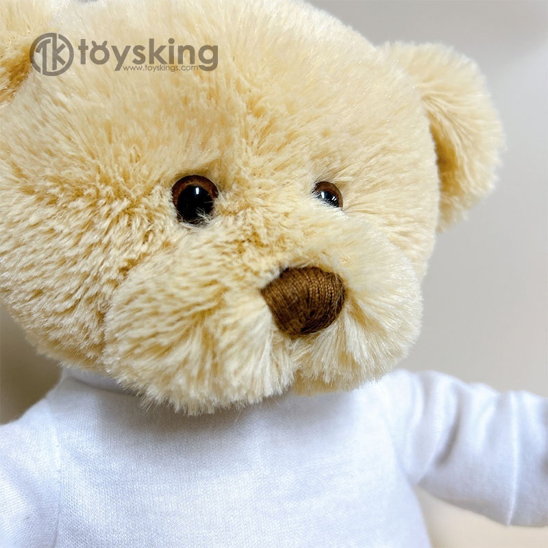 TK Customised Logo Child Plush Toy Teddy Bear With T-shirt Wholesales Gifts 12 inch Teddy Bear Stuffed Dolls