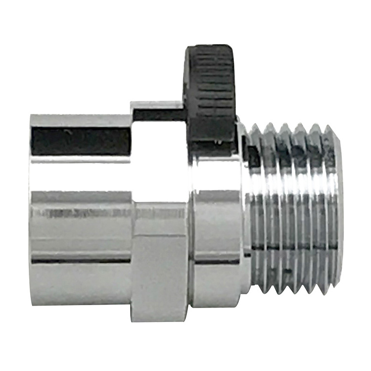 Bathroom Handshower Control Component Modern 1 Hole Pressure Balance Head Mounting Mix Water Brass Shut Off Shower Valve