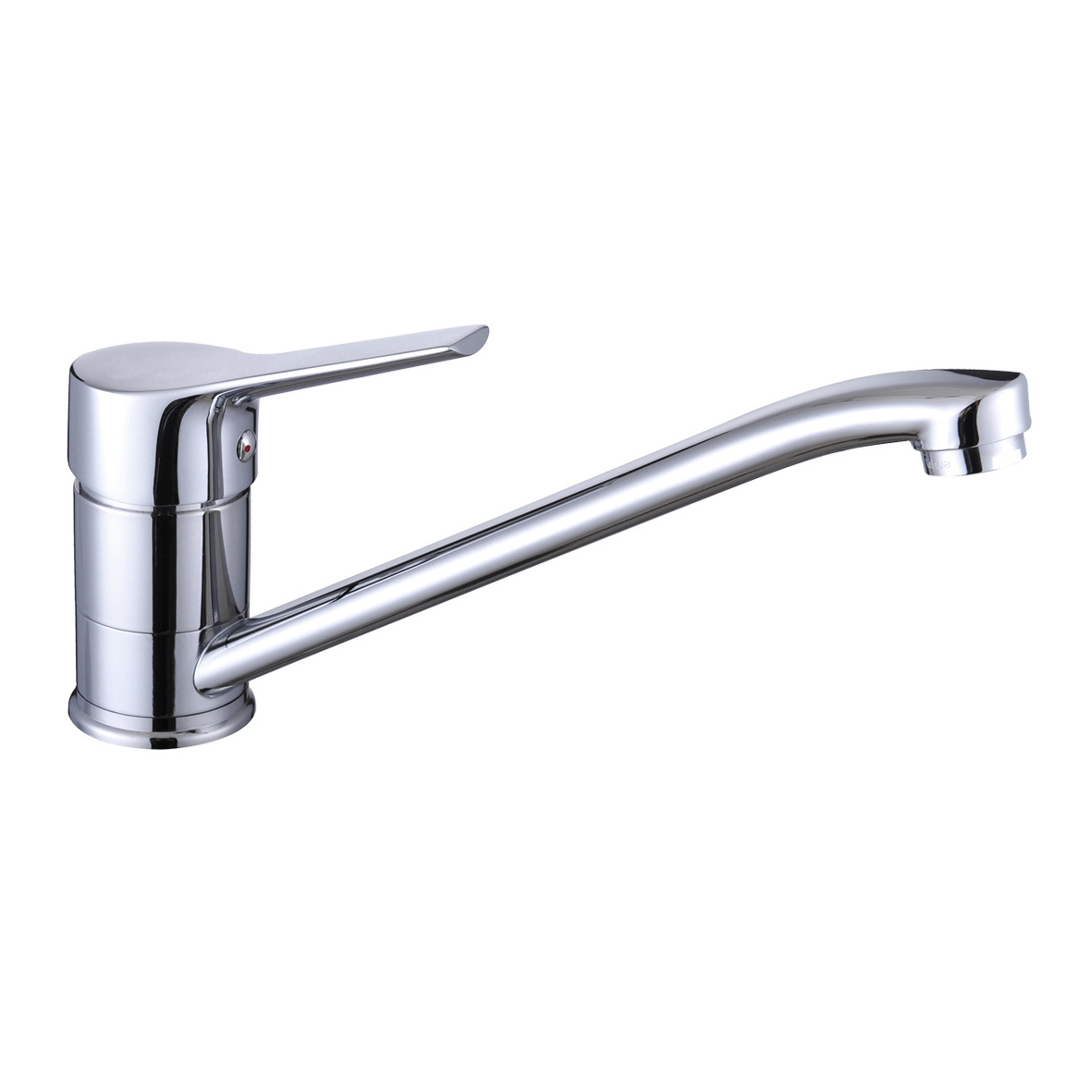 New Design Single Lever Water Long Spout Water Sink Modern Brass Chrome Kitchen Taps Faucet For Kitchen Sink