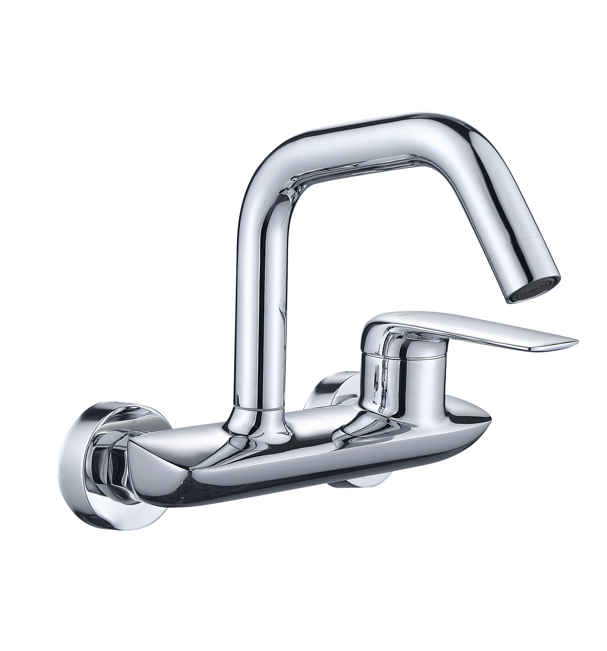 New Design Single Lever Water Long Spout Water Sink Modern Brass Chrome Kitchen Taps Faucet For Kitchen Sink