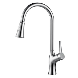 Commercial Sink Kitchen Tap Single Pull Down Faucet With Pull Down Sprayer