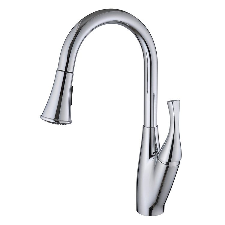 Commercial Sink Kitchen Tap Single Pull Down Faucet With Pull Down Sprayer