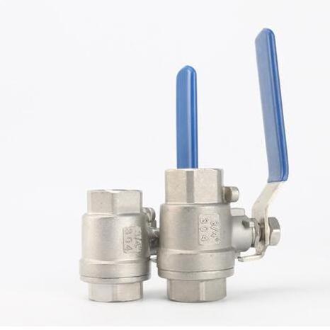 2-pc stainless steel npt female threaded ball valve 1 inch valve