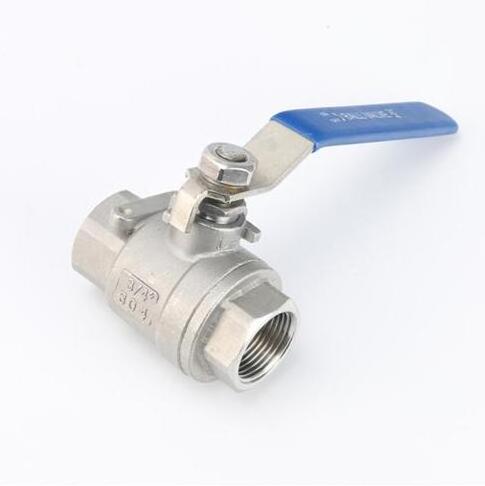 2-pc stainless steel npt female threaded ball valve 1 inch valve